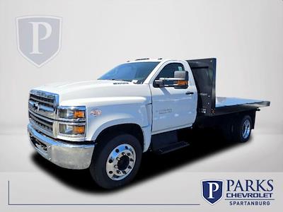 New 2024 Chevrolet Silverado 5500 Work Truck Regular Cab 4x2, 12' Carolina Custom Products Square Steel Flatbed Truck for sale #FS9565 - photo 1