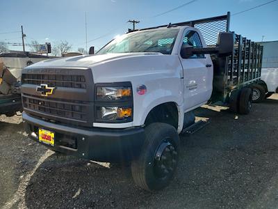 2023 Chevrolet Silverado 4500 Regular Cab DRW 4WD, Bedrock Limestone Series Stake Bed for sale #PH157471 - photo 1