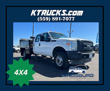 Used 2013 Ford F-350 XL Crew Cab 4x4, Flatbed Truck for sale #7113 - photo 1