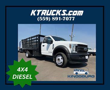 2018 Ford F-450 Regular Cab DRW 4x4, Flatbed Truck for sale #7416 - photo 1