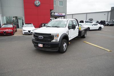 2021 Ford F-450 Crew Cab DRW 4x4, Flatbed Truck for sale #IMED03076 - photo 1