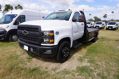 New 2023 Chevrolet Silverado 5500 Work Truck Regular Cab RWD, Bedrock Granite Series Flatbed Truck for sale #PH144873 - photo 1