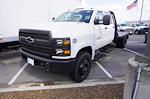 2023 Chevrolet Silverado 5500 Crew Cab DRW RWD, Bedrock Diamond Series Flatbed Truck for sale #PH705885 - photo 1