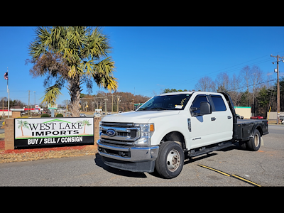 Used 2021 Ford F-350 Crew Cab 4x4, Flatbed Truck for sale #WL6180 - photo 1