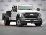 2019 Ford F-550 Crew Cab DRW 4x4, Flatbed Truck #PS32017A - photo 3