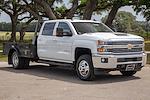 Used 2018 Chevrolet Silverado 3500 LT Crew Cab 4x4, Flatbed Truck for sale #JF118690 - photo 4