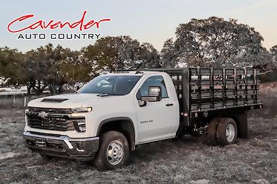 New 2024 Chevrolet Silverado 3500 Work Truck Regular Cab 4WD, Stake Bed for sale #RF449688 - photo 1