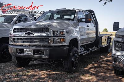 New 2024 Chevrolet Silverado 5500 Work Truck Crew Cab 4WD, Flatbed Truck for sale #RH464388 - photo 1