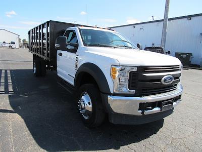 Used 2017 Ford F-450 Regular Cab 4x4, Stake Bed for sale #17936 - photo 1