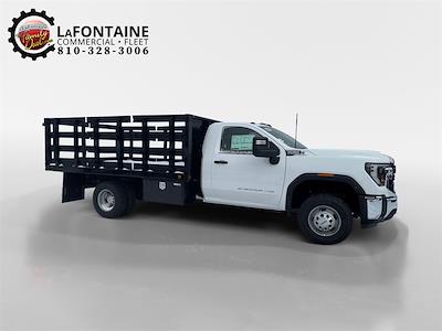 2025 GMC Sierra 3500 Regular Cab 4x4, Blue Ridge Manufacturing Workhorse Stake Bed for sale #25W1445 - photo 1