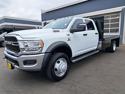 New 2024 Ram 5500 Tradesman Crew Cab 4WD, Harbor Black Boss Flatbed Truck for sale #AC240203 - photo 1