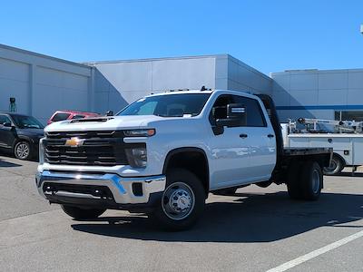 New 2024 Chevrolet Silverado 3500 Work Truck Crew Cab RWD, Knapheide Flatbed Truck for sale #F3140235 - photo 1