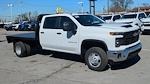 New 2024 Chevrolet Silverado 3500 Work Truck Crew Cab RWD, Knapheide Flatbed Truck for sale #F3140235 - photo 3