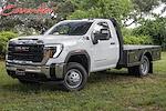 New 2024 GMC Sierra 3500 Pro Regular Cab 4WD, Flatbed Truck for sale #RF442418 - photo 1