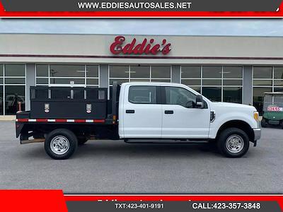 Used 2017 Ford F-350 Crew Cab 4x4, Flatbed Truck for sale #S0637 - photo 1