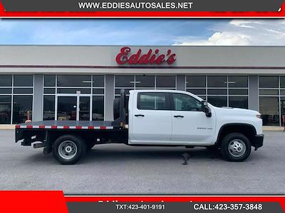 Used 2022 Chevrolet Silverado 3500 Work Truck Crew Cab 4x4, Flatbed Truck for sale #S0921 - photo 1