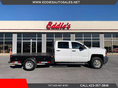 Used 2018 Chevrolet Silverado 3500 Work Truck Crew Cab 4x4, Flatbed Truck for sale #S0924 - photo 1