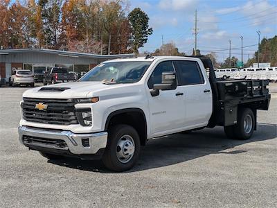 New 2024 Chevrolet Silverado 3500 Work Truck Crew Cab 4x4, 9' 6" Knapheide PGTB Utility Gooseneck Flatbed Truck for sale #19C3101 - photo 1