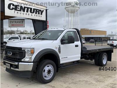 Used 2021 Ford F-550 XL Regular Cab RWD, 11' Crownline Gooseneck Flatbed Truck for sale #49490 - photo 1