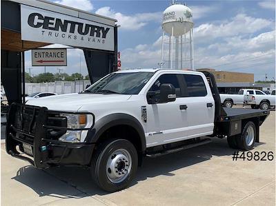 Used 2020 Ford F-550 XL Crew Cab 4WD, Bedrock Diamond Series Flatbed Truck for sale #49826 - photo 1