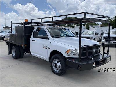 Used 2018 Ram 3500 ST Regular Cab 4WD, RKI Truck Equipment Flatbed Truck for sale #49839 - photo 1