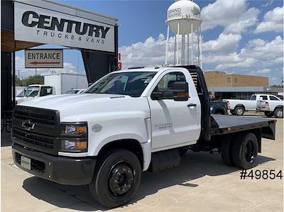 Used 2022 Chevrolet Silverado 5500 Regular Cab RWD, Bedrock Flatbed Truck for sale #49854 - photo 1