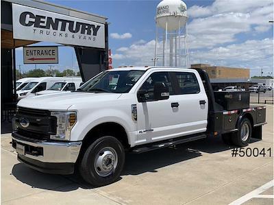 Used 2018 Ford F-350 XL Crew Cab 4WD, CM Truck Beds SK Model Flatbed Truck for sale #50041 - photo 1