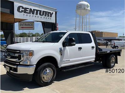 Used 2021 Ford F-350 Crew Cab 4WD, Flatbed Truck for sale #50120 - photo 1