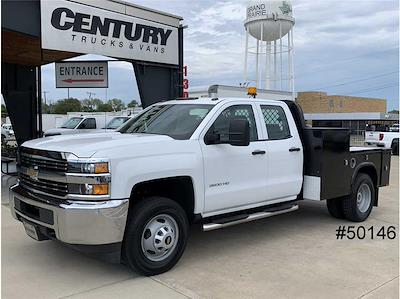 Used 2016 Chevrolet Silverado 3500 Work Truck Double Cab 4WD, Knapheide Flatbed Truck for sale #50146 - photo 1