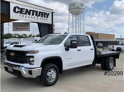 Used 2024 Chevrolet Silverado 3500 Work Truck Crew Cab 4WD, 9' CM Truck Beds Flatbed Truck for sale #50299 - photo 1