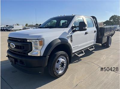 Used 2020 Ford F-550 Crew Cab 4WD, Flatbed Truck for sale #50428 - photo 1