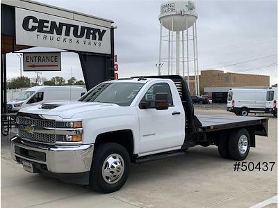 Used 2019 Chevrolet Silverado 3500 Work Truck Regular Cab RWD, Flatbed Truck for sale #50437 - photo 1