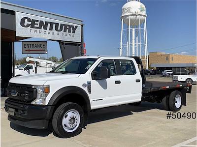 Used 2021 Ford F-550 Crew Cab 4WD, Flatbed Truck for sale #50490 - photo 1