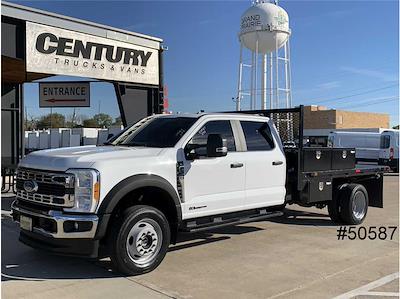 Used 2023 Ford F-550 Crew Cab 4WD, Flatbed Truck for sale #50587 - photo 1