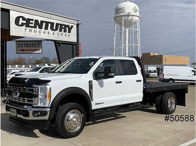 Used 2023 Ford F-550 Crew Cab 4WD, Flatbed Truck for sale #50588 - photo 1