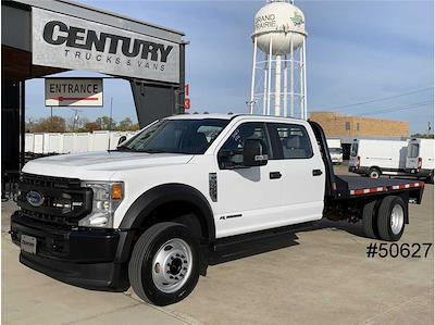 Used 2022 Ford F-550 Crew Cab 4WD, Flatbed Truck for sale #50627 - photo 1