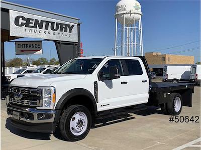 Used 2023 Ford F-550 Crew Cab 4WD, Flatbed Truck for sale #50642 - photo 1