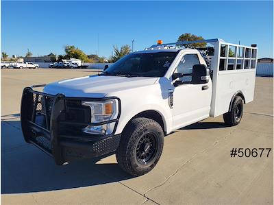 Used 2021 Ford F-350 Regular Cab RWD, Stake Bed for sale #50677 - photo 1