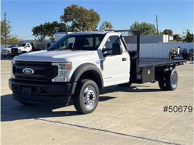 Used 2021 Ford F-550 Regular Cab RWD, Flatbed Truck for sale #50679 - photo 1