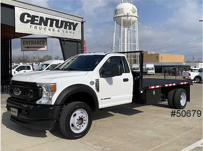 Used 2021 Ford F-550 Regular Cab RWD, Flatbed Truck for sale #50679 - photo 1