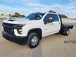 Used 2021 Chevrolet Silverado 3500 Work Truck Crew Cab 4WD, Flatbed Truck for sale #50709 - photo 1