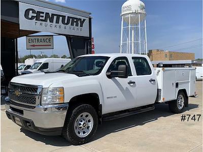 Used 2011 Chevrolet Silverado 3500 Work Truck Crew Cab 4WD, 8' ETI Service Truck for sale #747 - photo 1