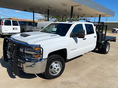 Used 2019 Chevrolet Silverado 3500 Work Truck Crew Cab 4x4, Flatbed Truck for sale #11779 - photo 1