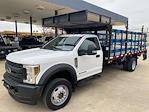 Used 2019 Ford F-550 Regular Cab 4x4, Stake Bed for sale #11808 - photo 1