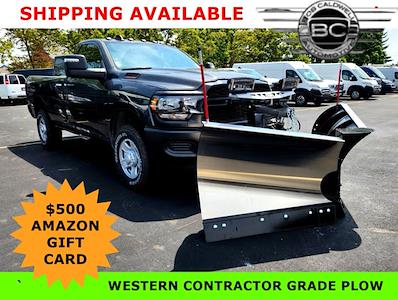 New 2024 Ram 3500 Tradesman Regular Cab 4x4, Western Snowplow Plow Truck for sale #C224376 - photo 1