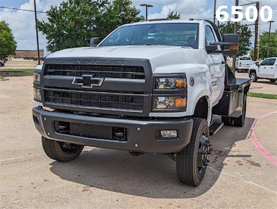 New 2024 Chevrolet Silverado 6500 Work Truck Regular Cab 4WD, PJ Trailers Flatbed Truck for sale #RH545036 - photo 1