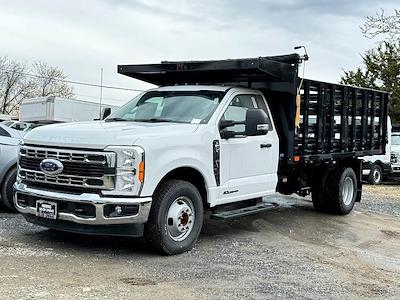 New 2023 Ford F-350 XL Regular Cab RWD, 12' PJ's Landscape Dump Stake Bed for sale #F20512 - photo 1