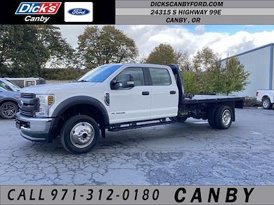 2019 Ford F-550 Crew Cab DRW 4WD, Flatbed Truck for sale #KEG45745 - photo 1