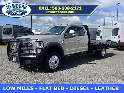 Used 2018 Ford F-550 Lariat Super Cab 4x4, Flatbed Truck for sale #235091 - photo 2