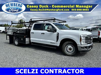 New 2024 Ford F-350 XLT Crew Cab 4x2, 10' Scelzi CTFB Contractor Truck for sale #242755 - photo 1